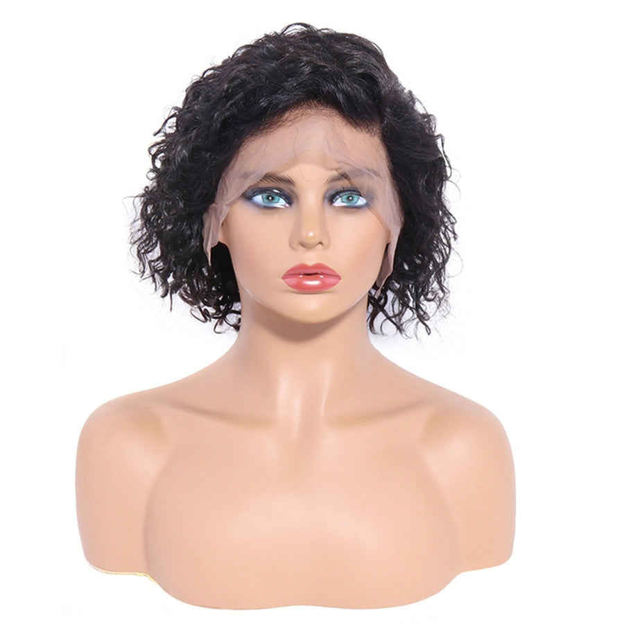 Pixie Cut Lace Wig Preplucked Short Human Hair Wigs Curly 13x4 Lace Glueless Wigs
