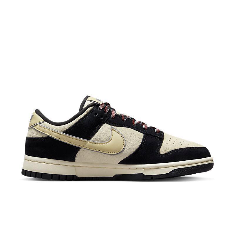 Nike Dunk Low LX Black Suede Team Gold
