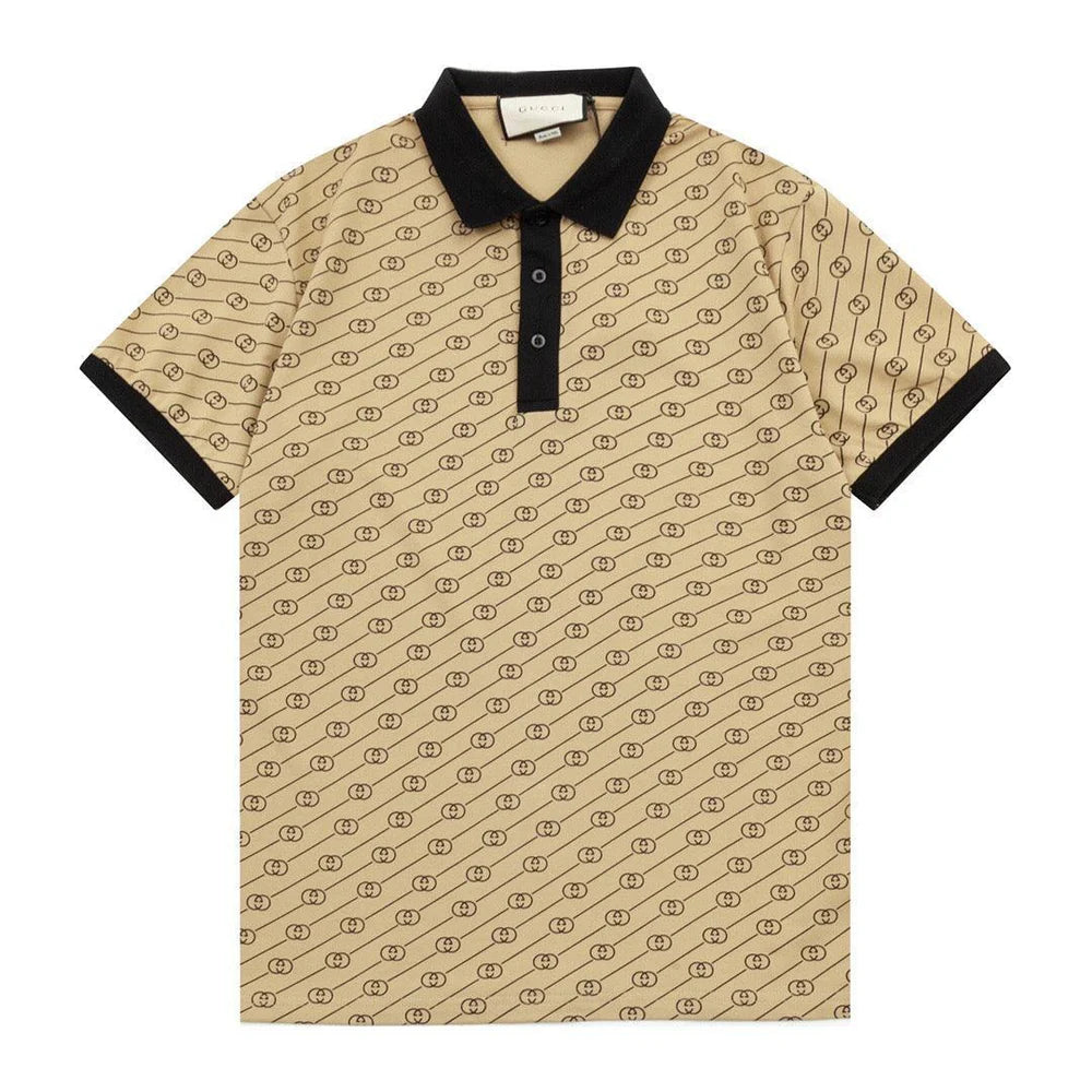 Gucci Beige T-shirt with a collar