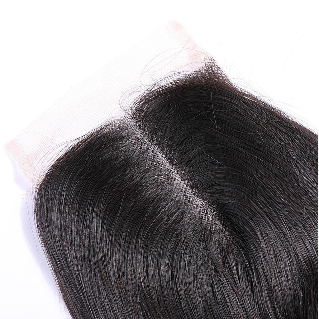 Brazilian Body Wave Closure 100% Human Hair Hand Tied 4x4 Lace Closure