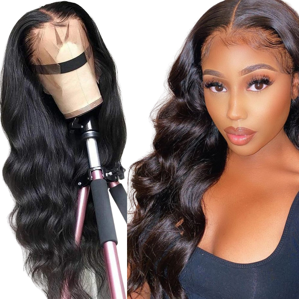 180% Density 13x6 Lace Front Wig Brazilian Body Wave Human Hair Lace Wigs