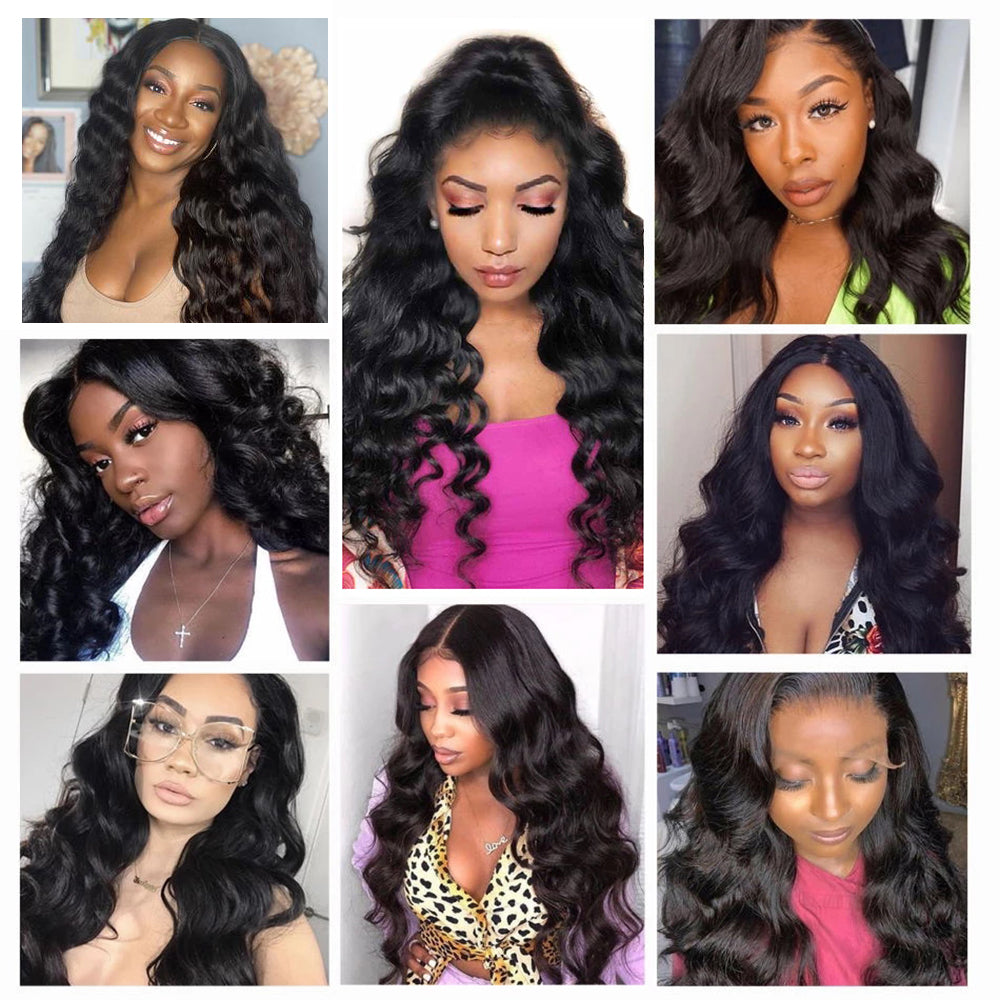 Brazilian Hair Body Wave Human Hair Natural Color 3 Bundles No Tangle