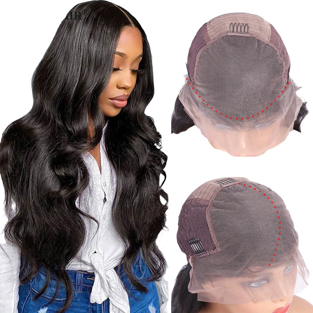 180% Density 13x6 Lace Front Wig Brazilian Body Wave Human Hair Lace Wigs