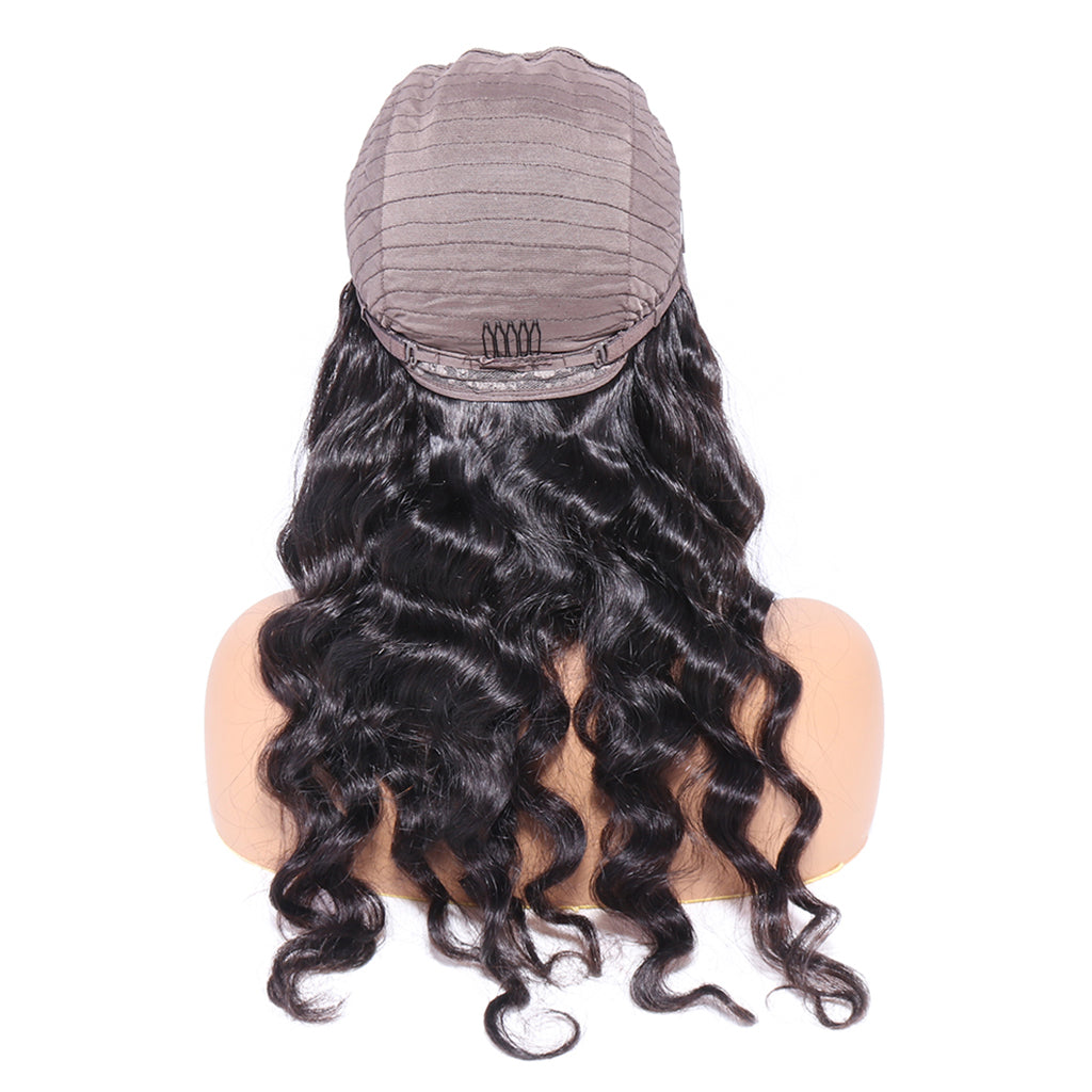 4x4 Lace Wig Loose Wave 150% Density Front Lace Wig with