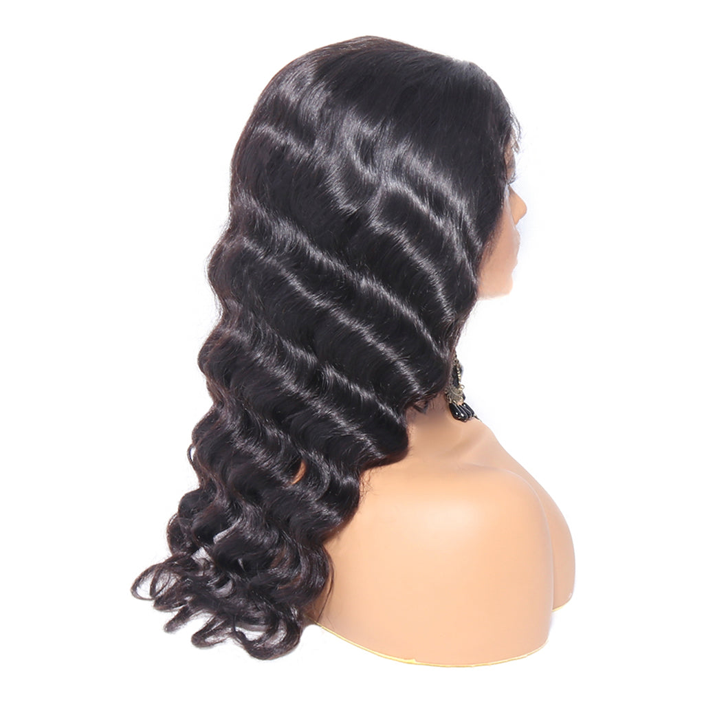 4x4 Lace Wig Loose Wave 150% Density Front Lace Wig with