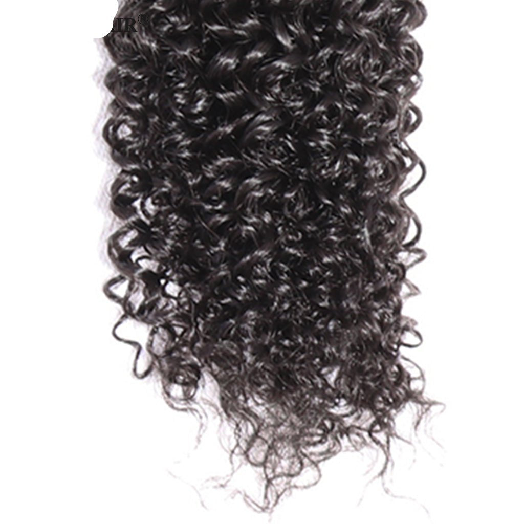 Hair Kinky Curly Bundles With Closure 3 Bundles Virgin Human Hair Free Shipping