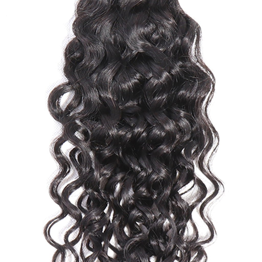 Hair Water Curly Bundles With Closure 100% Human Hair 3 Bundles Hair