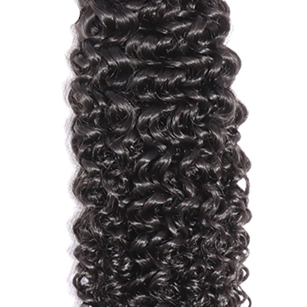 Hair Kinky Curly Bundles With Closure 3 Bundles Virgin Human Hair Free Shipping