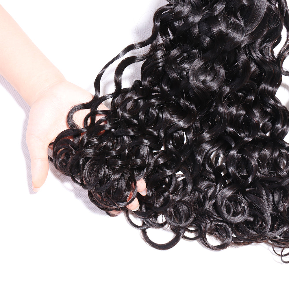 Double Drawn Funmi Human Hair Loose Curly 3 Bundles Deal Fumi Curly Hair Weaves Natural Black Color